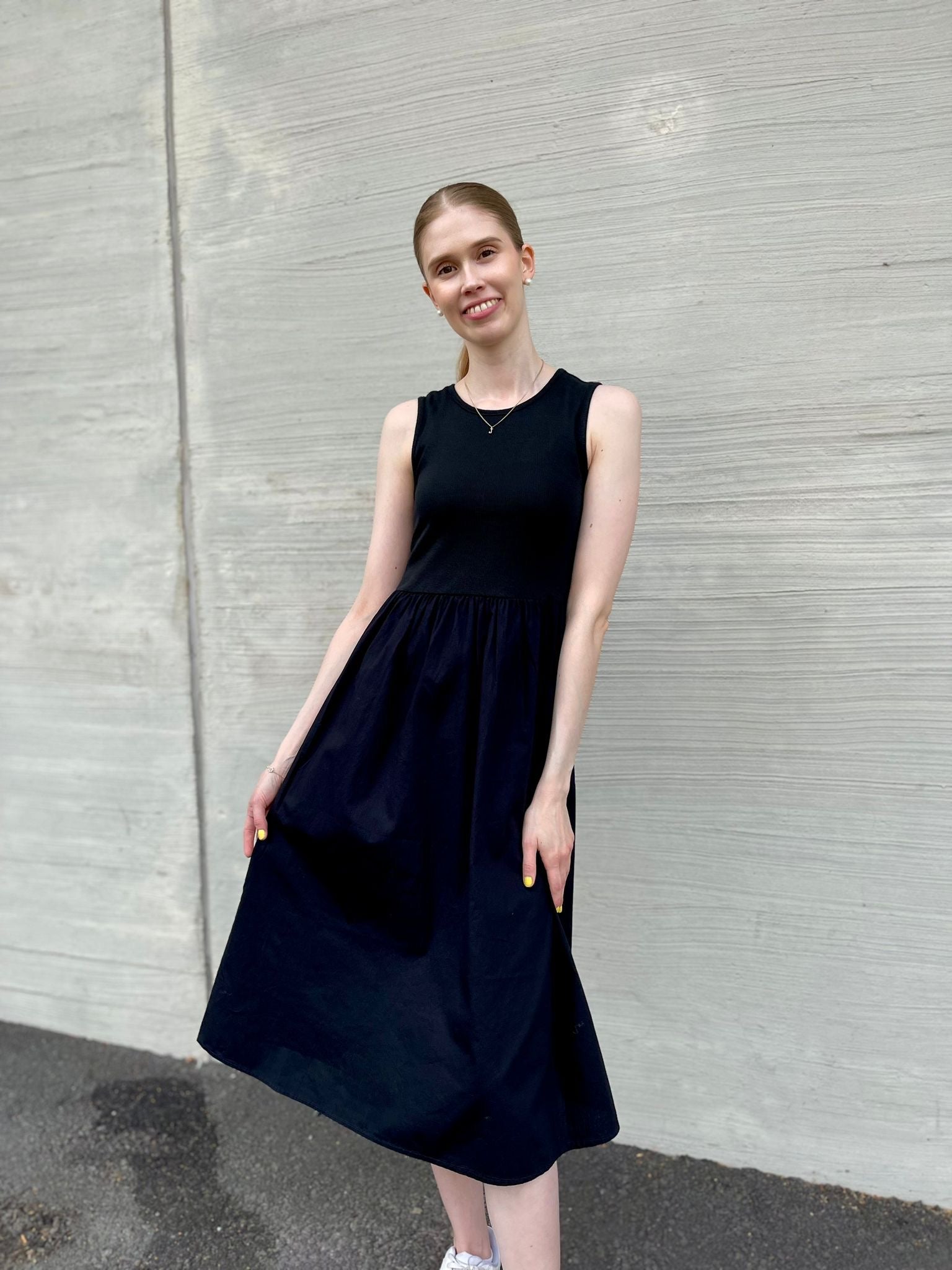 PCJONYA Midi Dress - Black